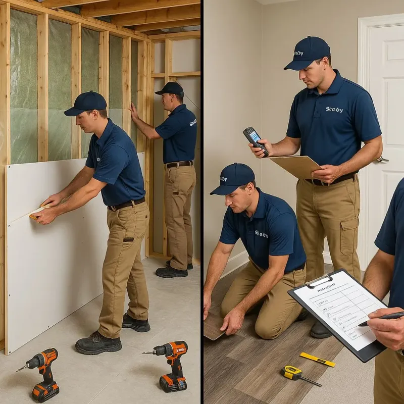 Repairs and Reconstruction process in Contra Costa Centre, CA